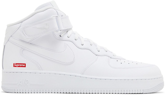 ナイキ Supreme x AF1 Mid "Box Logo" トリプルホワイト FZ8784-100 Buy ナイキ Supreme x AF1 Mid "Box Logo" トリプルホワイト FZ8784-100