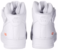 Nike Supreme x Air Force 1 Mid 'Logo Kotak - Triple White' FZ8784-100 Lookbook Nike Supreme x Air Force 1 Mid 'Logo Kotak - Triple White' FZ8784-100