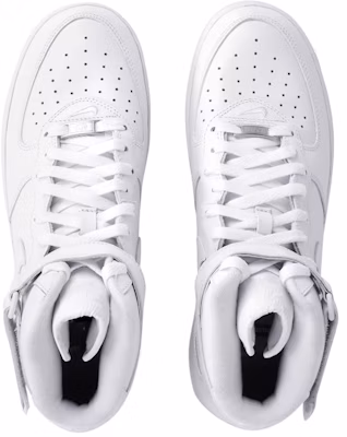 Nike Supreme x Air Force 1 Mid 'Box Logo - Blanco Triple' FZ8784-100 Shop Nike Supreme x Air Force 1 Mid 'Box Logo - Blanco Triple' FZ8784-100