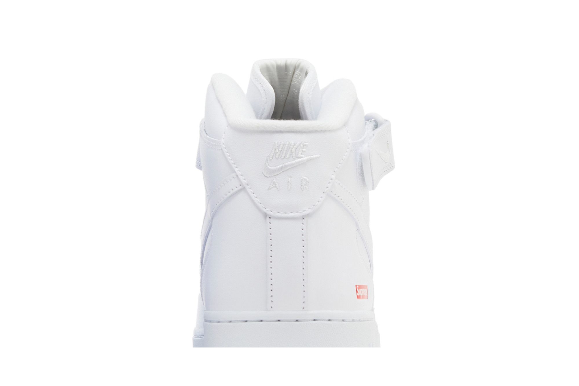 Sizing ナイキ Supreme x AF1 Mid "Box Logo" トリプルホワイト FZ8784-100