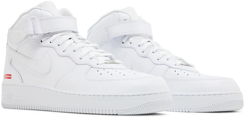 ナイキ Supreme x AF1 Mid "Box Logo" トリプルホワイト FZ8784-100 Cheap ナイキ Supreme x AF1 Mid "Box Logo" トリプルホワイト FZ8784-100