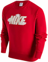 Nike Sweatshirt FW23 CNY Year of the Dragon Logo Fleece Red Crewneck FZ6374-657 Nike Sweatshirt FW23 CNY Year of the Dragon Logo Fleece Red Crewneck FZ6374-657