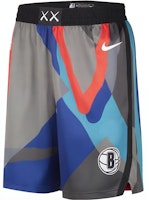 Nike Swingman Brooklyn Nets 2023/24 City Edition Abstract Basketball Shorts Multicolor. DX8694-010 Nike Swingman Brooklyn Nets 2023/24 City Edition Abstract Basketball Shorts Multicolor. DX8694-010