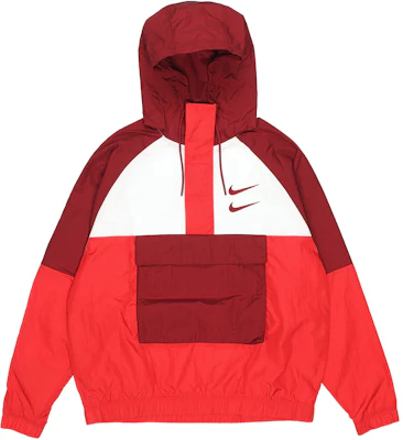 Nike Swoosh Colorblock Woven Jacket Red Casual Sportswear DJ0477-677 Buy Nike Swoosh Colorblock Woven Jacket Red Casual Sportswear DJ0477-677