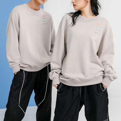 Nike Swoosh French Terry Pullover Sweatshirt Kelabu Muda Unisex Terbaru DB9408-277 Shop Nike Swoosh French Terry Pullover Sweatshirt Kelabu Muda Unisex Terbaru DB9408-277