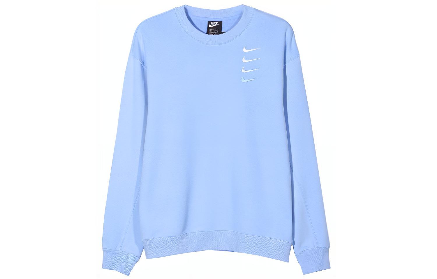 Order Nike Swoosh Degradado Sudadera Cuello Redondo Azul Claro DA3193-431