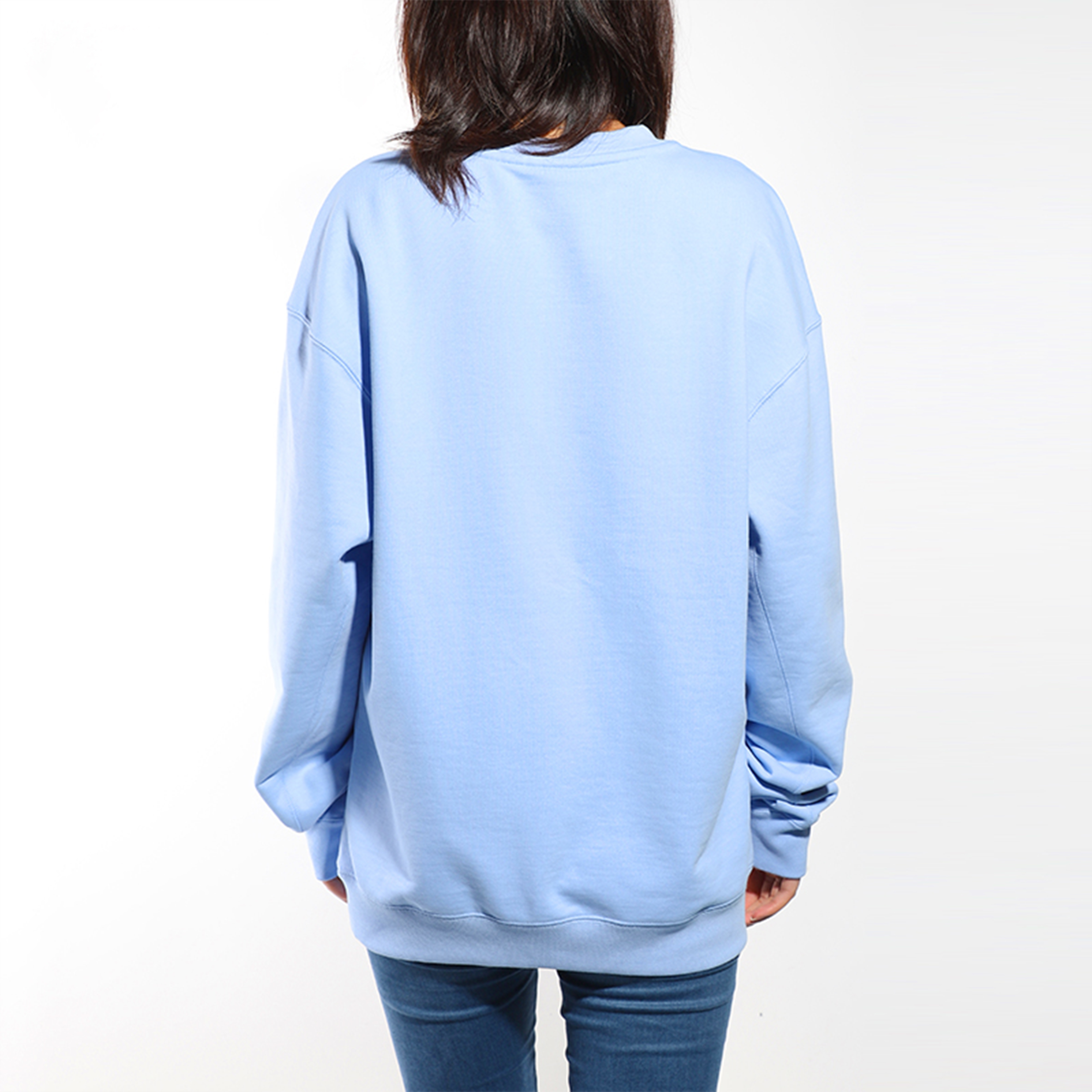 Purchase Nike Swoosh Degradado Sudadera Cuello Redondo Azul Claro DA3193-431