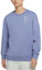 Shop Nike Swoosh Gradient French Terry Crewneck Sweatshirt Indigo Blue DB9408-412