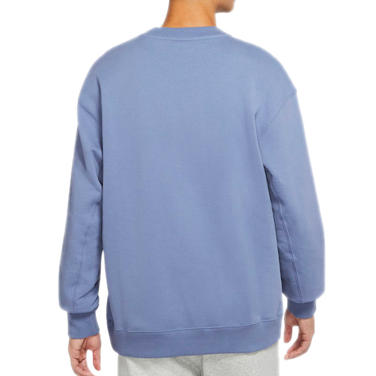 Purchase Nike Swoosh Gradient French Terry Crewneck Sweatshirt Indigo Blue DB9408-412