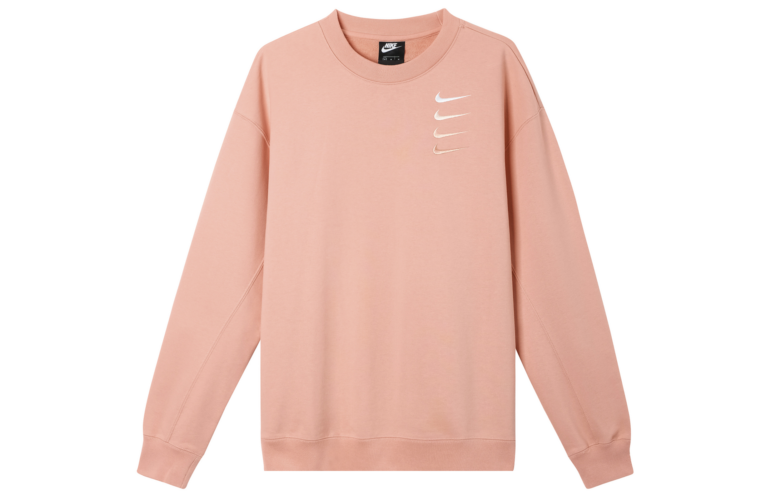 Nike Swoosh Gradient Pullover Crewneck Sweatshirt Pink Men’s DA3193-618