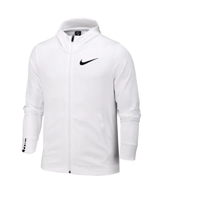 Nike Swoosh Logo Elite Basketball Training Jacket - White AQ9714-100