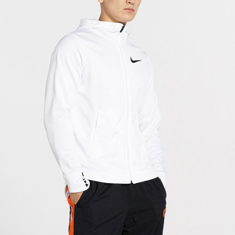Lookbook Nike Swoosh Logo 精英籃球訓練外套 - 白色 AQ9714-100