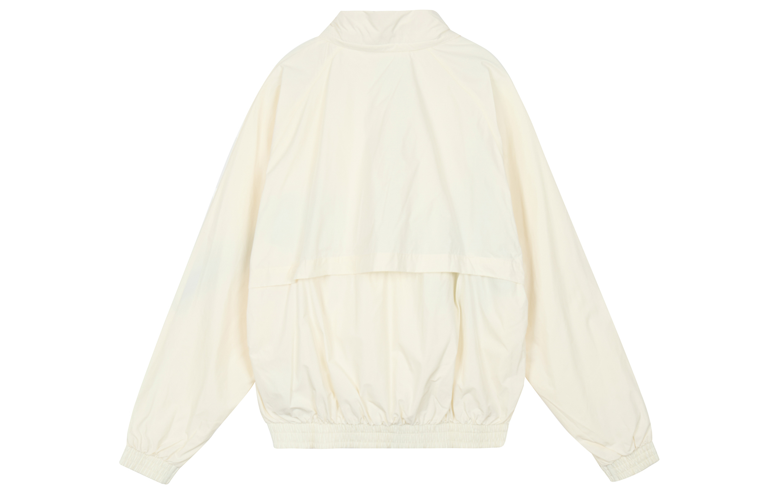 Lookbook Nike Swoosh 復古織布防水外套 長袖 椰奶色 FB7878-113