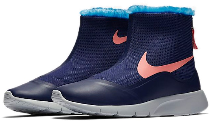 Youth Nike Tanjun HI Blue Pink Tan 922869 400