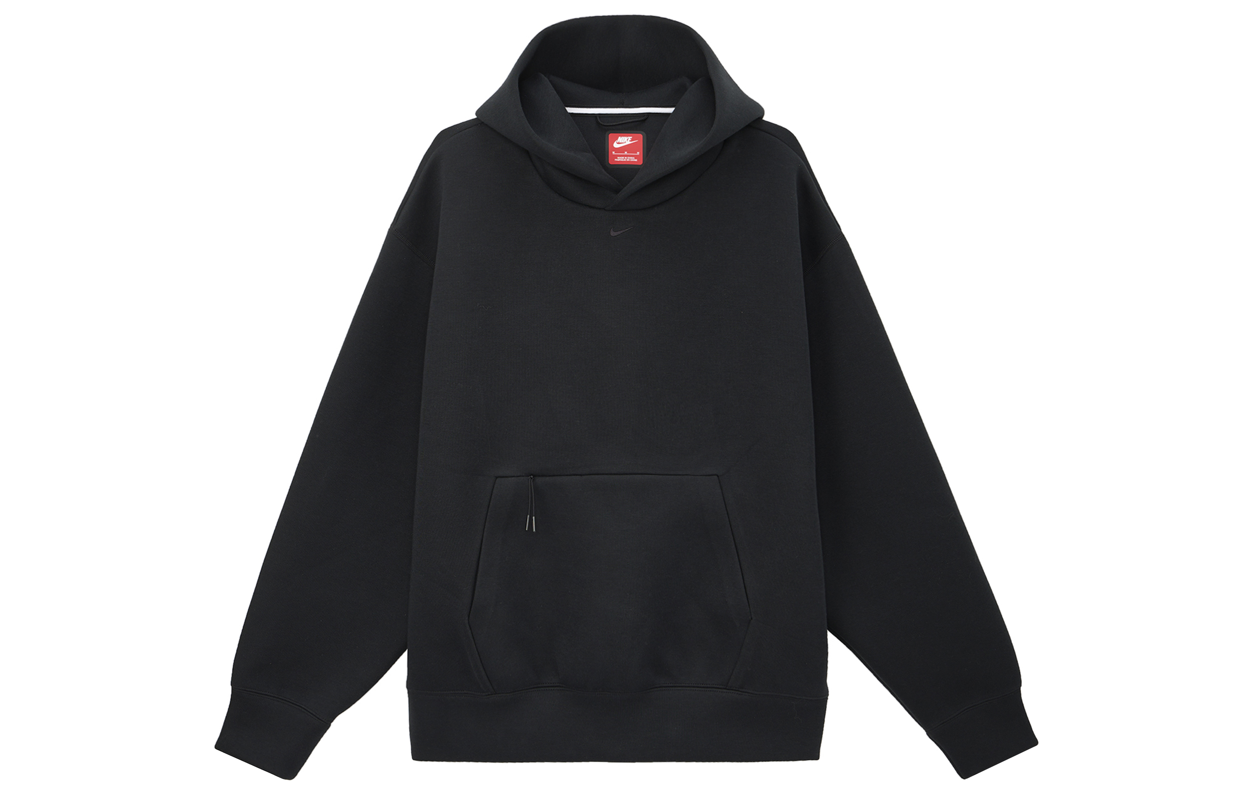 Nike TCH FLC Hoodie Black - Comfortable Soft Casual Pullover Sweatshirt HM9790-010