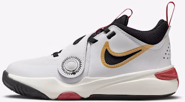 (Youth) Nike Team Hustle D 11 'White Metallic Gold' DV8994-104 (Youth) Nike Team Hustle D 11 'White Metallic Gold' DV8994-104