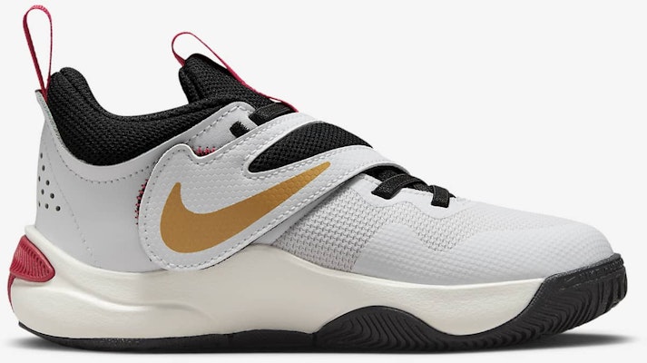 (Preschool) Nike Team Hustle D 11 'White Metallic Gold' DV8994-104 Lookbook (Preschool) Nike Team Hustle D 11 'White Metallic Gold' DV8994-104
