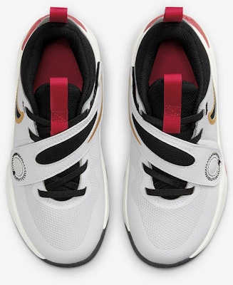 (Preschool) Nike Team Hustle D 11 'White Metallic Gold' DV8994-104 Shop (Preschool) Nike Team Hustle D 11 'White Metallic Gold' DV8994-104