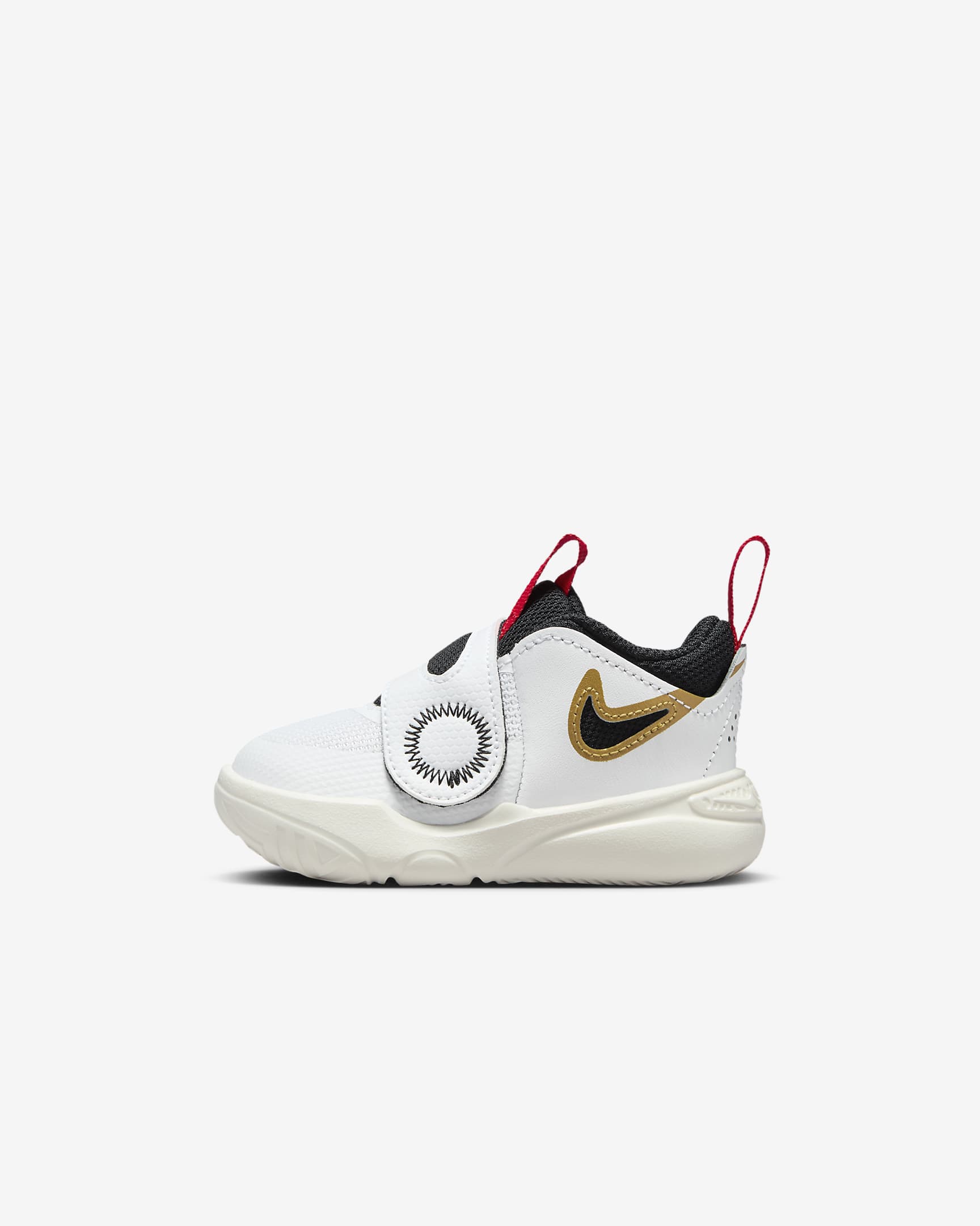 (Toddler) Nike Team Hustle D 11 'White Metallic Gold' DV8995-104