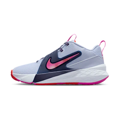 (Youth) Nike Team Hustle D 12 Ghost/Midnight Navy/Picante Red/Fire Pink