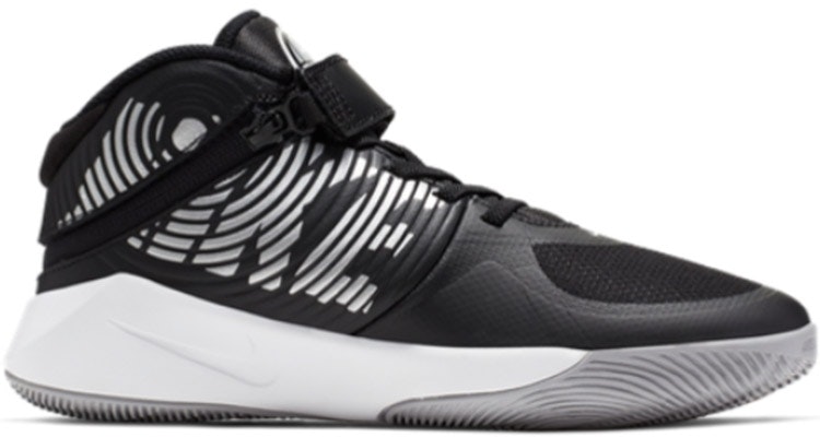 (Youth) Nike Team Hustle D 9 FlyEase 'Black Grey White' BV2952-001 Order (Youth) Nike Team Hustle D 9 FlyEase 'Black Grey White' BV2952-001