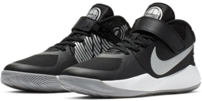 (JR) Nike Team Hustle D 9 FlyEase 'Negro Gris Blanco' BV2952-001 Lookbook (JR) Nike Team Hustle D 9 FlyEase 'Negro Gris Blanco' BV2952-001