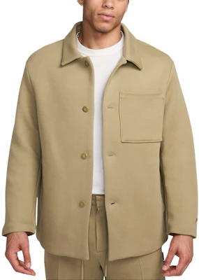 Nike Tech Fleece Shacket Olive Embroidered Collar Outdoor Casual Jacket Unisex FZ7566-276 Buy Nike Tech Fleece Shacket Olive Embroidered Collar Outdoor Casual Jacket Unisex FZ7566-276