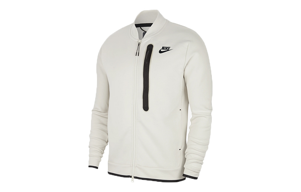 Nike Tech Fleece White Long-Sleeve Jacket CZ1797-072
