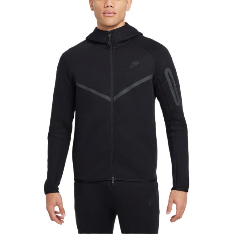 Nike Tech Full-Zip Windrunner Hoodie  Outdoor Jacket Black. HV0949-010