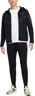 Nike Tech 全拉鍊風衣連帽外套 黑色戶外夾克 HV0949-010 Shop Nike Tech 全拉鍊風衣連帽外套 黑色戶外夾克 HV0949-010