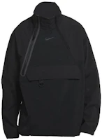 Nike Tech Pack High-Neck Jacket Black Solid Logo Print Outerwear. DC6988-010 Nike Tech Pack High-Neck Jacket Black Solid Logo Print Outerwear. DC6988-010