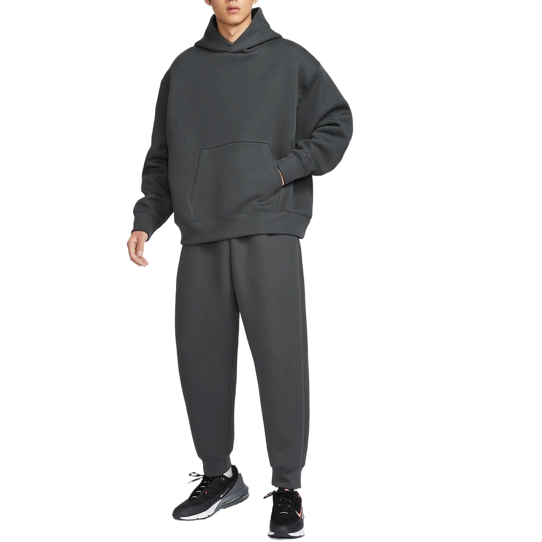 Details for Nike Tech Reimagined Knit Loose-Fit Sweatshirt Coal Black FZ0745-060