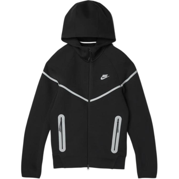 Buy Nike Tech Windrunner 黑色條紋拼接全拉鍊外套. FZ0754-010