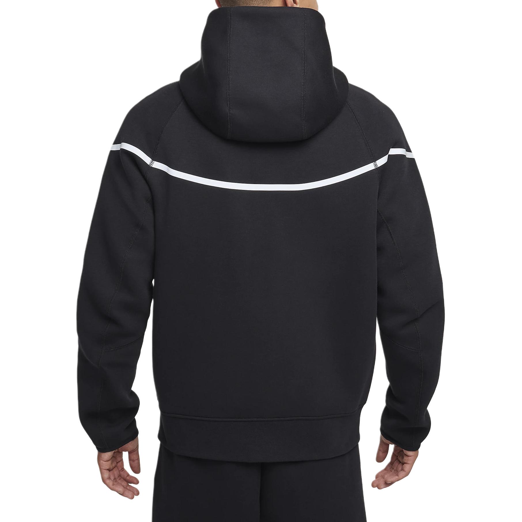 Purchase Nike Tech Windrunner 黑色條紋拼接全拉鍊外套. FZ0754-010