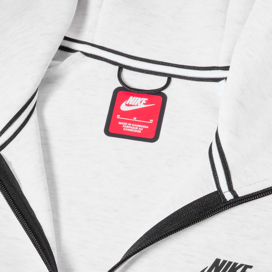 Sizing Nike Tech Zip-Up Fashion Hoodie Jacket  White HV0949-051