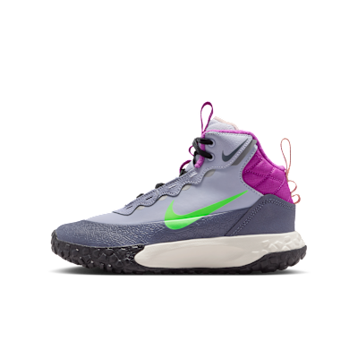 (Youth) Nike Terra Scout Ghost/Light Carbon/Vivid Purple/Green Strike