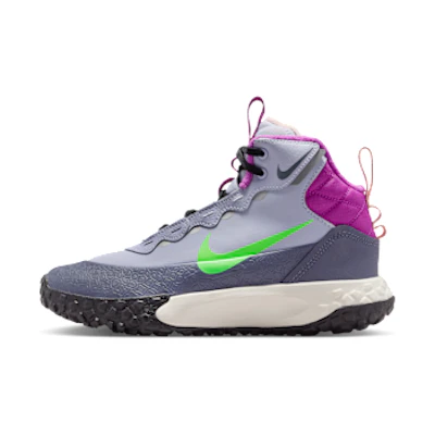(Youth) Nike Terra Scout Ghost/Light Carbon/Vivid Purple/Green Strike