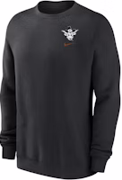 Nike Texas Club Fleece Logo Sweatshirt Black Men’s Crewneck Sports Pullover M337781291-TEX Nike Texas Club Fleece Logo Sweatshirt Black Men’s Crewneck Sports Pullover M337781291-TEX