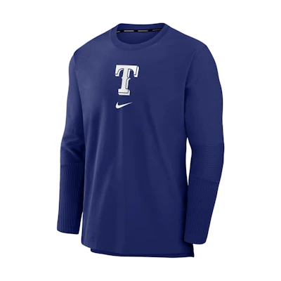 Nike Texas Rangers Authentic Logo Print Pullover Jacket Blue - Casualwear 015C11L6TER-5Z2