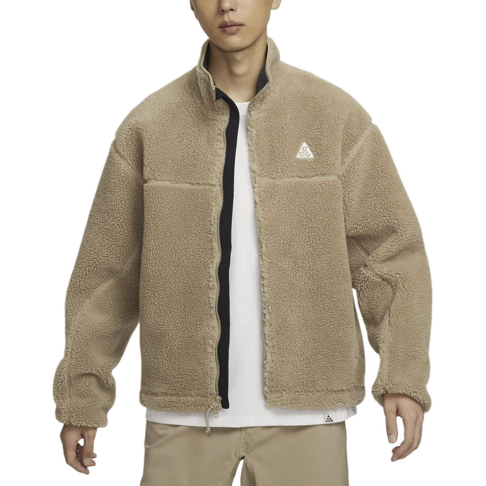 Shop Nike Therma-FIT ADV Fleece Jacket Khaki - Warm and Comfortable Layer FV8654-247