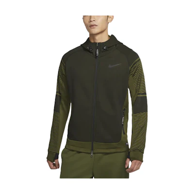 Nike Therma-Fit ADV Full-Zip Training Hoodie Jacket Green DD2131-326
