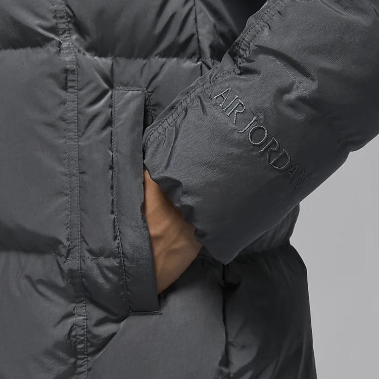 Nike Therma-FIT Air Jordan Unisex Black Puffer Jacket with Detachable Hoodie FV7220-060 圖 7