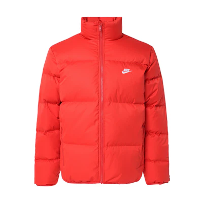 Nike Therma-FIT Club Puffer Down Jacket University Red Comfortable Casual Warm FZ5029-657