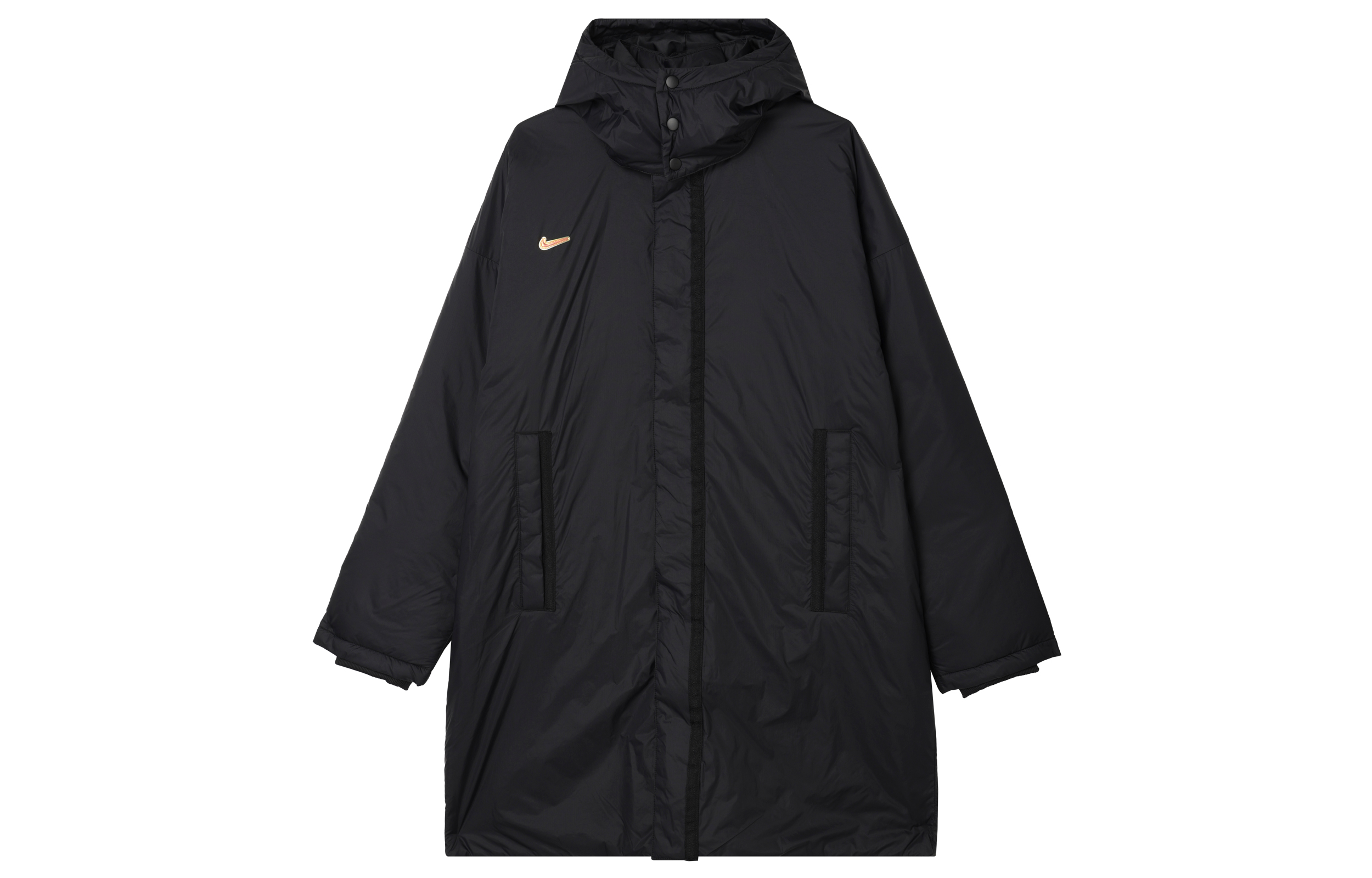 Nike Therma-FIT Culture of Football Black  Long Hooded Jacket. FZ0530-010