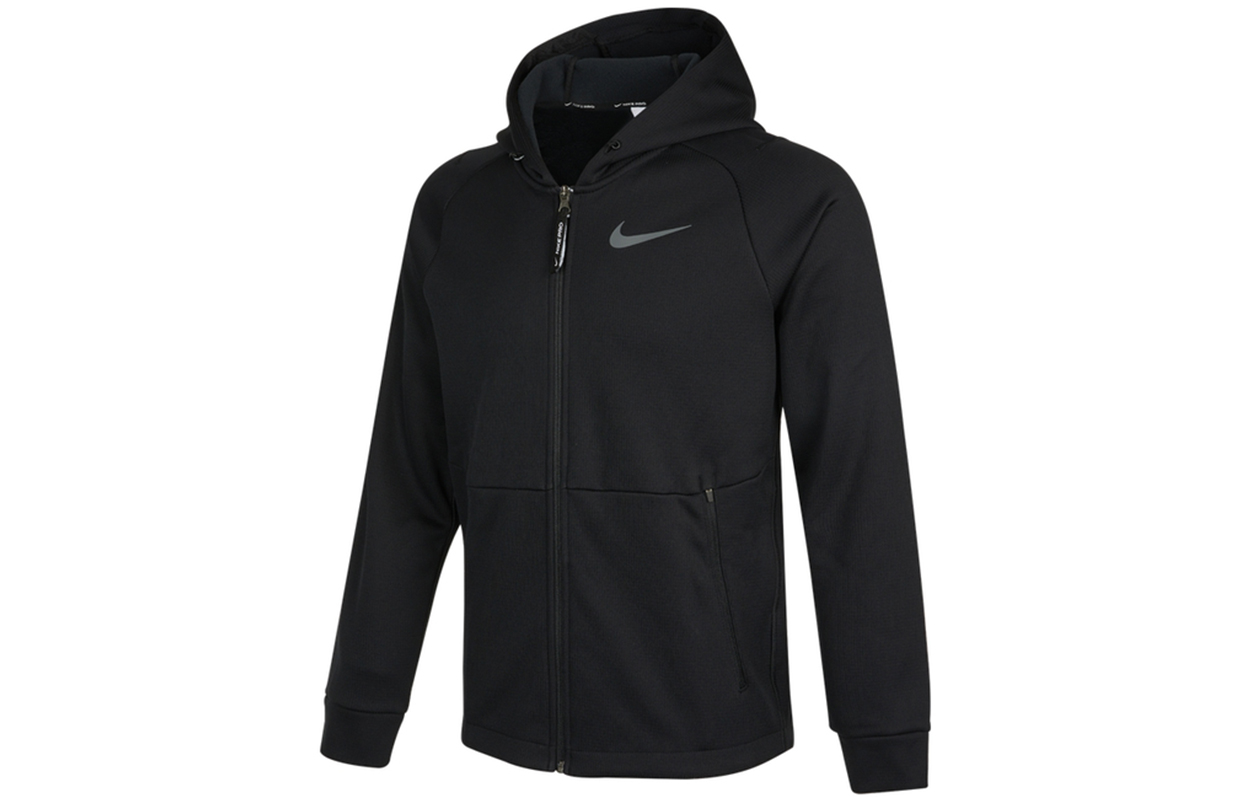 Nike Therma-FIT Fleece Logo Training Hoodie Jacket Warm and Comfortable DD2125-010
