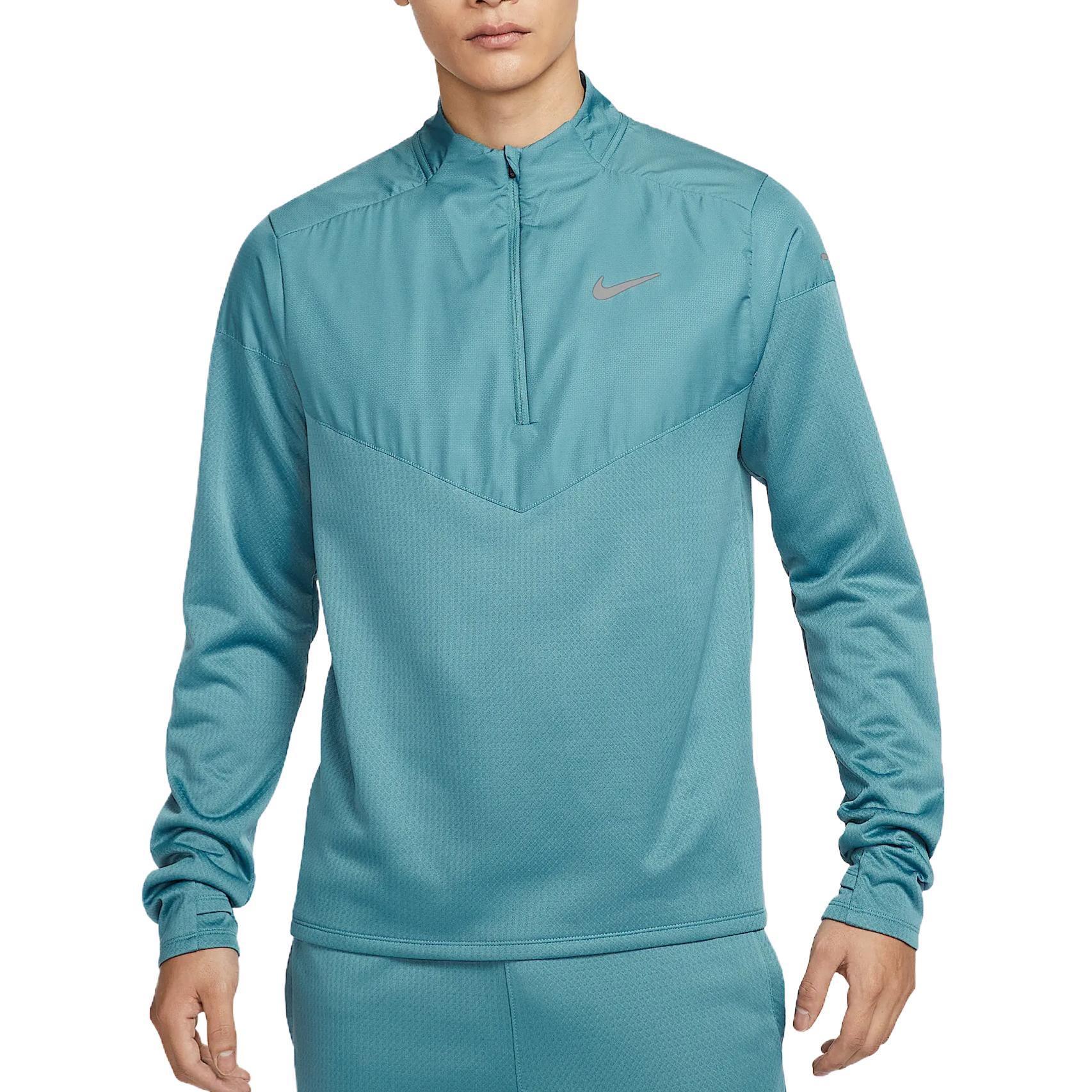 Nike Therma-FIT Sphere Element Long-Sleeve Tee Smoke Gray Blue. FZ1116-006
