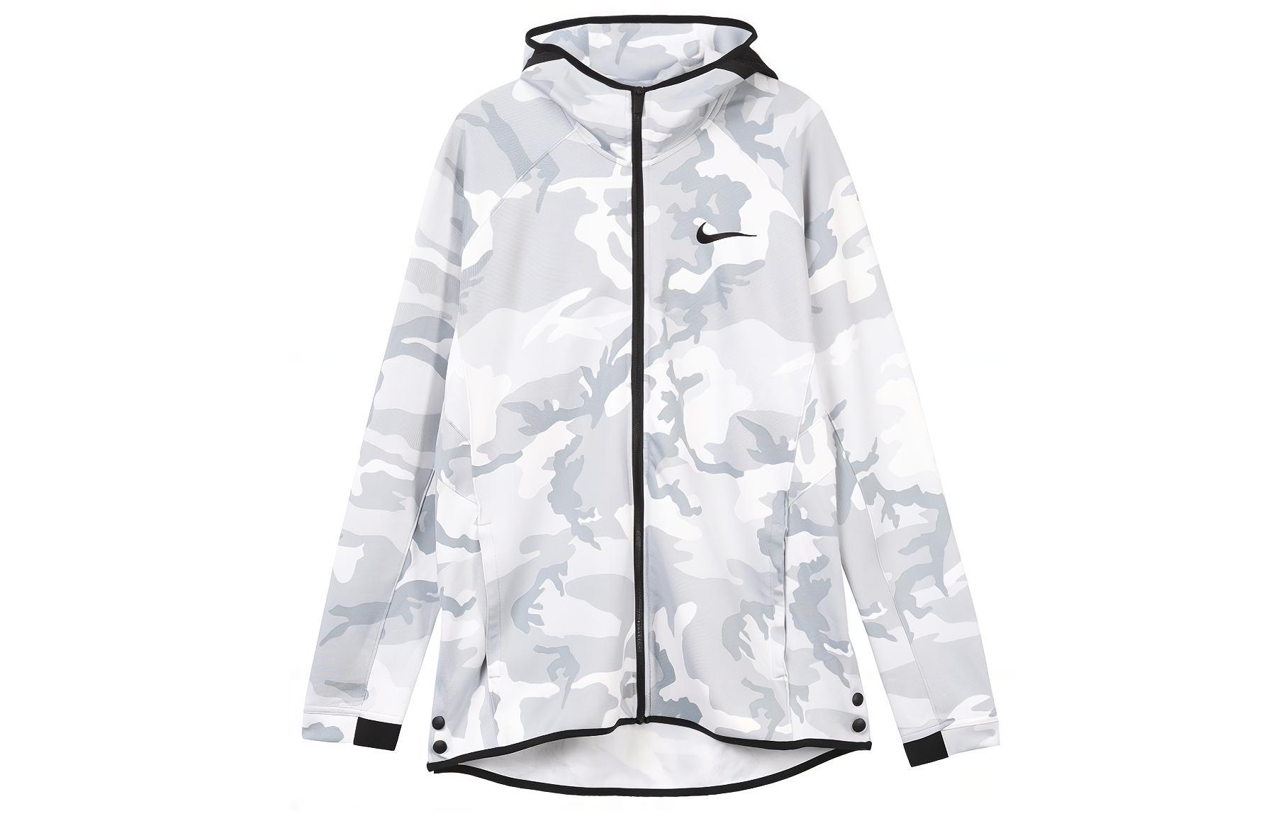 Nike Therma-Flex Showtime Full-Zip Camo Hoodie Jacket Wolf Grey AT4695-012