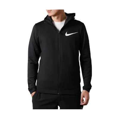 Nike Therma Flex Black Logo Print Breathable Running Jacket for Men 925605-010