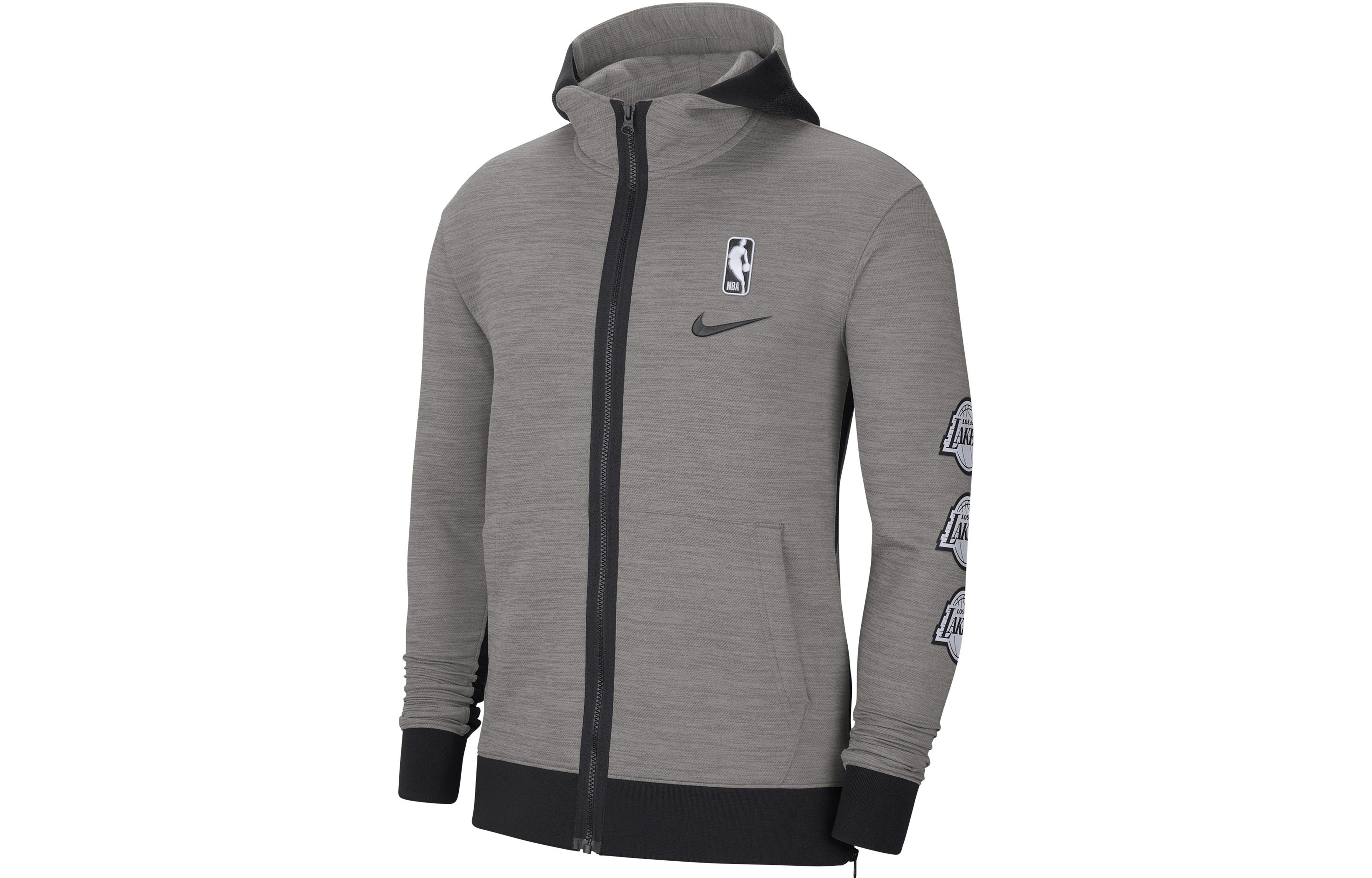Nike Therma Flex Los Angeles Lakers Zip Hoodie Jacket Grey CU0506-063