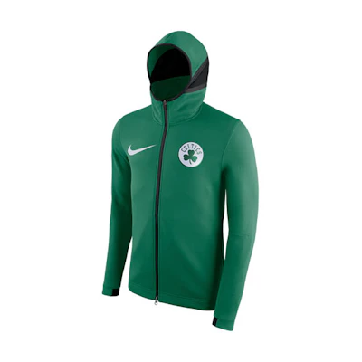 Nike Therma Flex Showtime Celtics Player Jacket Zip Hoodie Green 940115-312